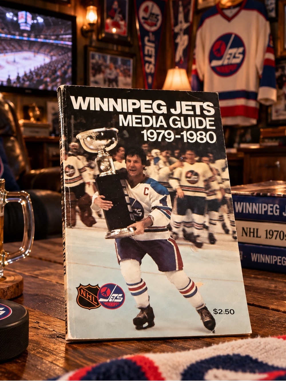Vintage 1979–1980 Winnipeg Jets Media Guide NHL Hockey Collectible